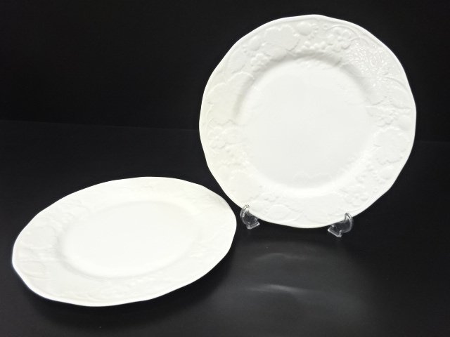 WEDGWOOD　ウェッジウッド ストロベリー＆バイン　プレートペア(29センチ)　洋食器